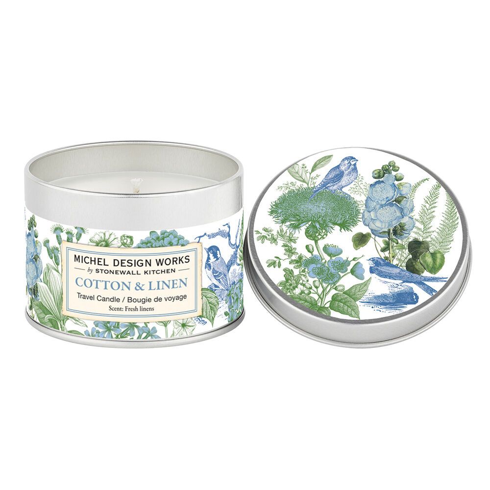 Cotton and Linen Travel Candle