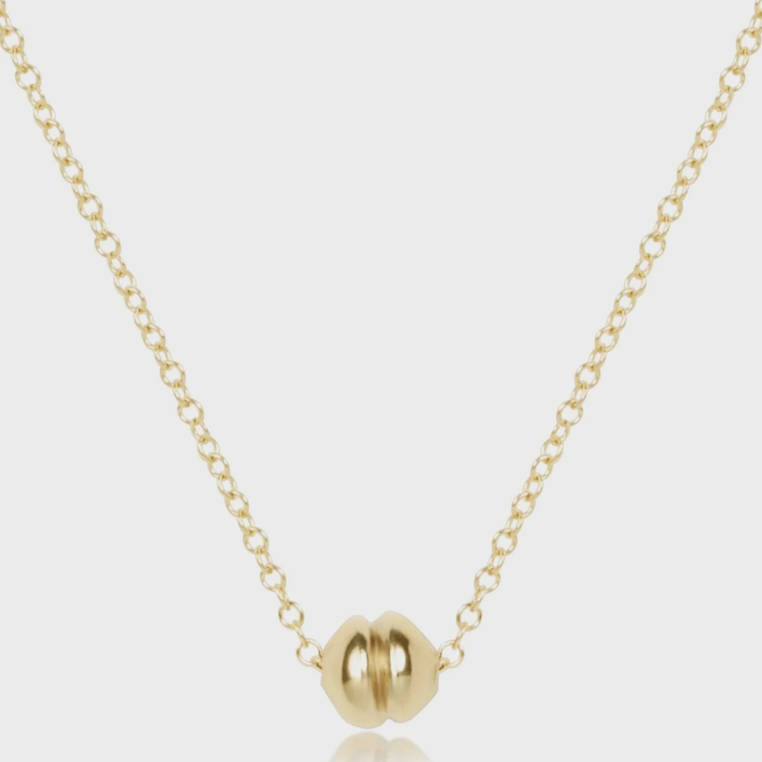 16" Necklace Gold-Admire Small