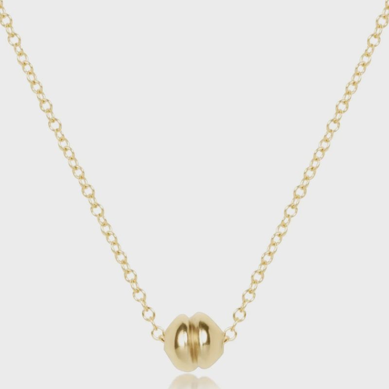 16" Necklace Gold-Admire Small
