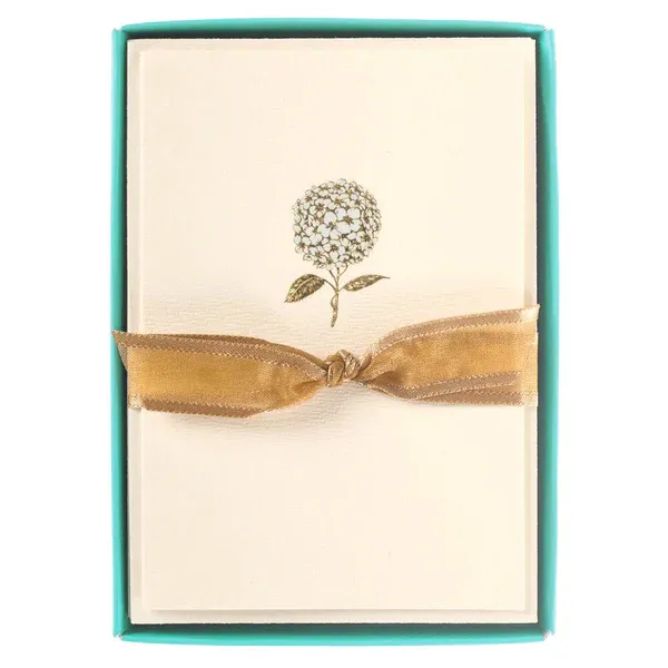 Hydrangea Folded Note Cards
