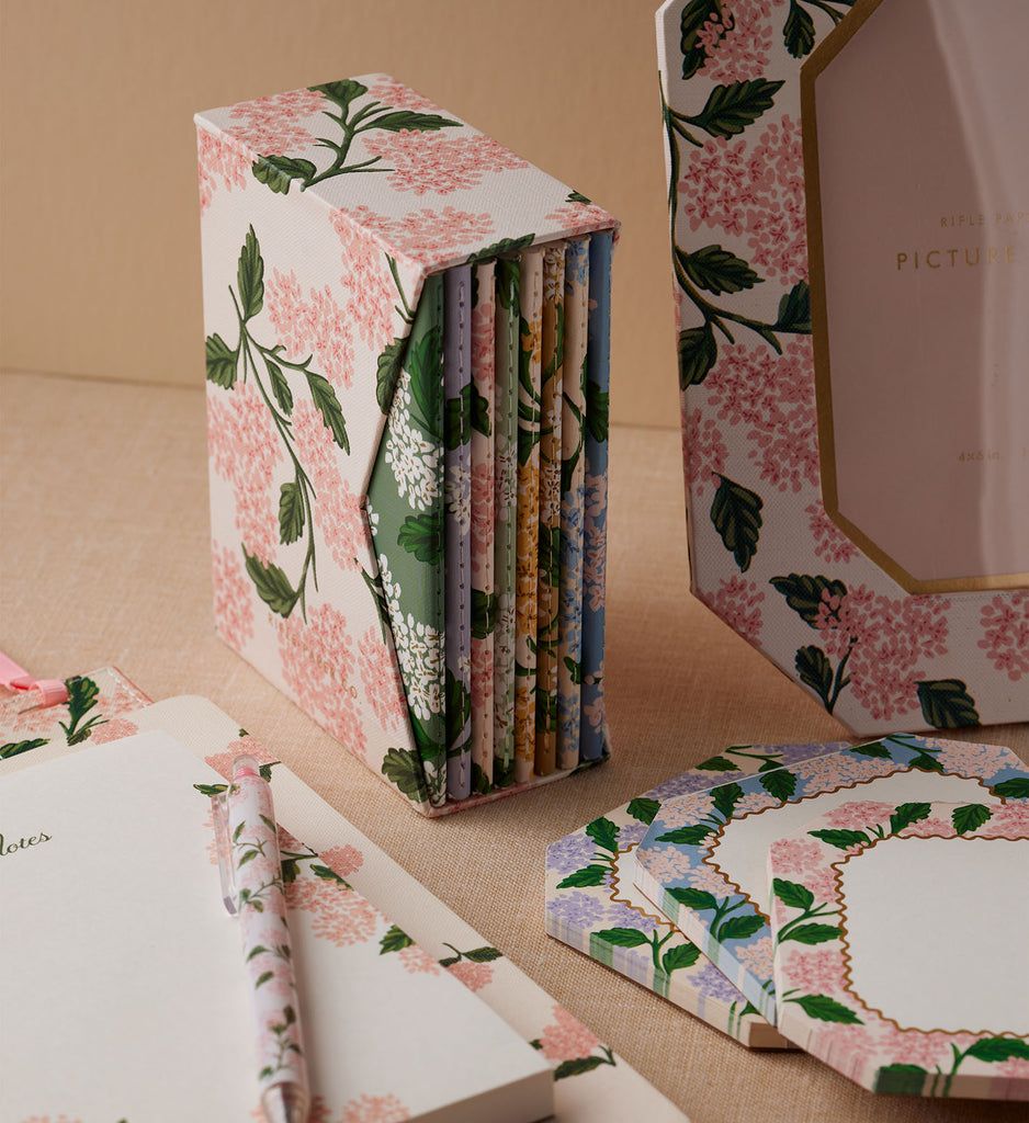 Hydrangea Pocket Notebook Set