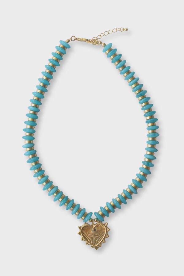 Anna Necklace-Aqua