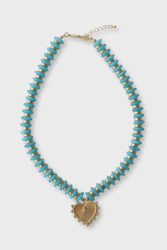 Anna Necklace-Aqua