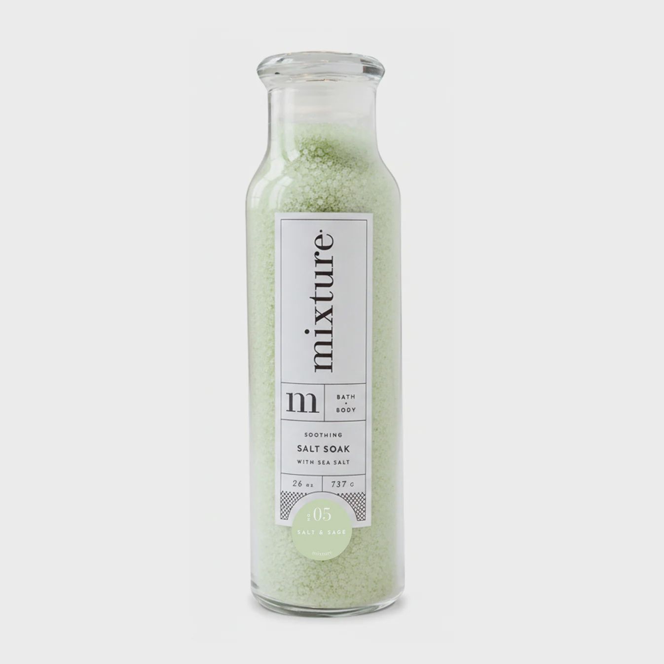 Spa Salt Soak from Mixture, Fragrance: Salt &amp; Sage