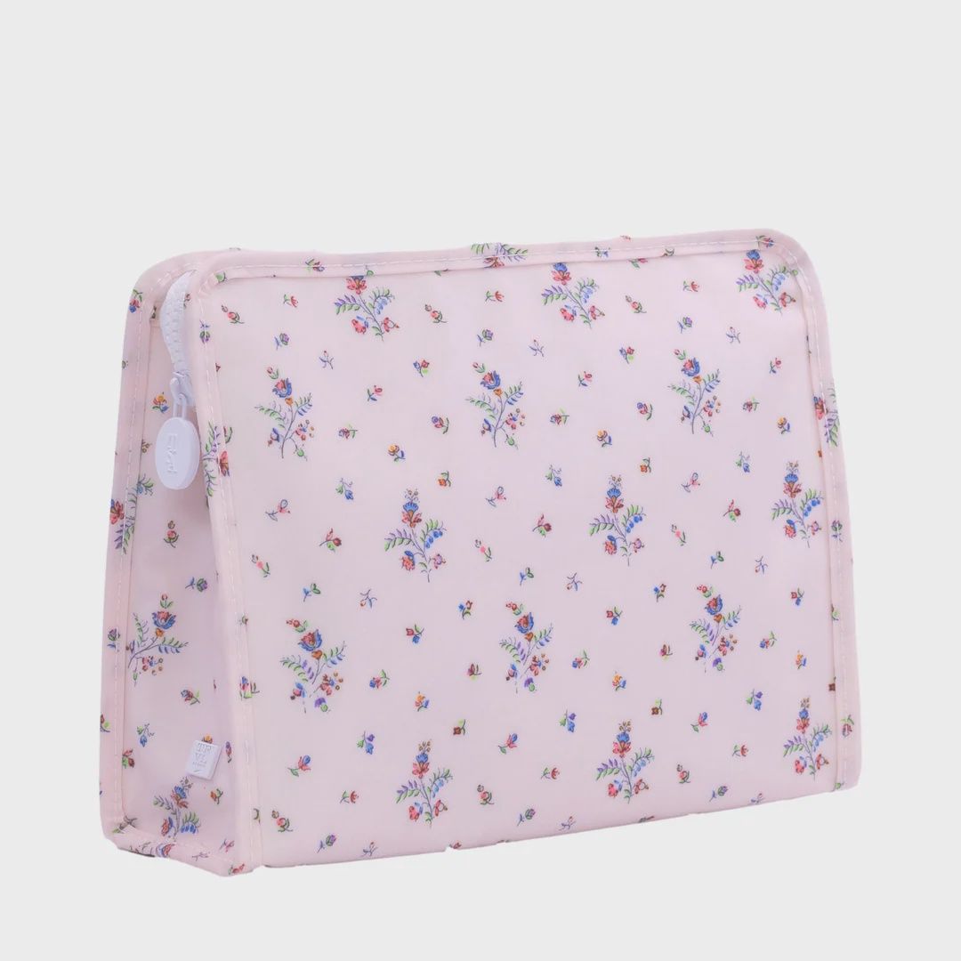 Roadie Medium Zip Pouch-Fleurie