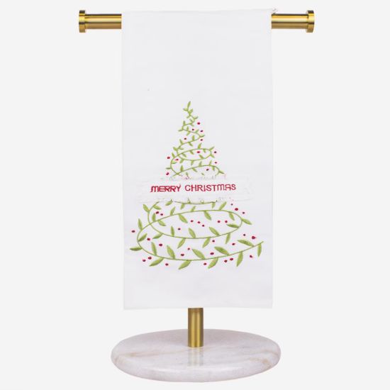 Christmas Tree Vine Hand Towel