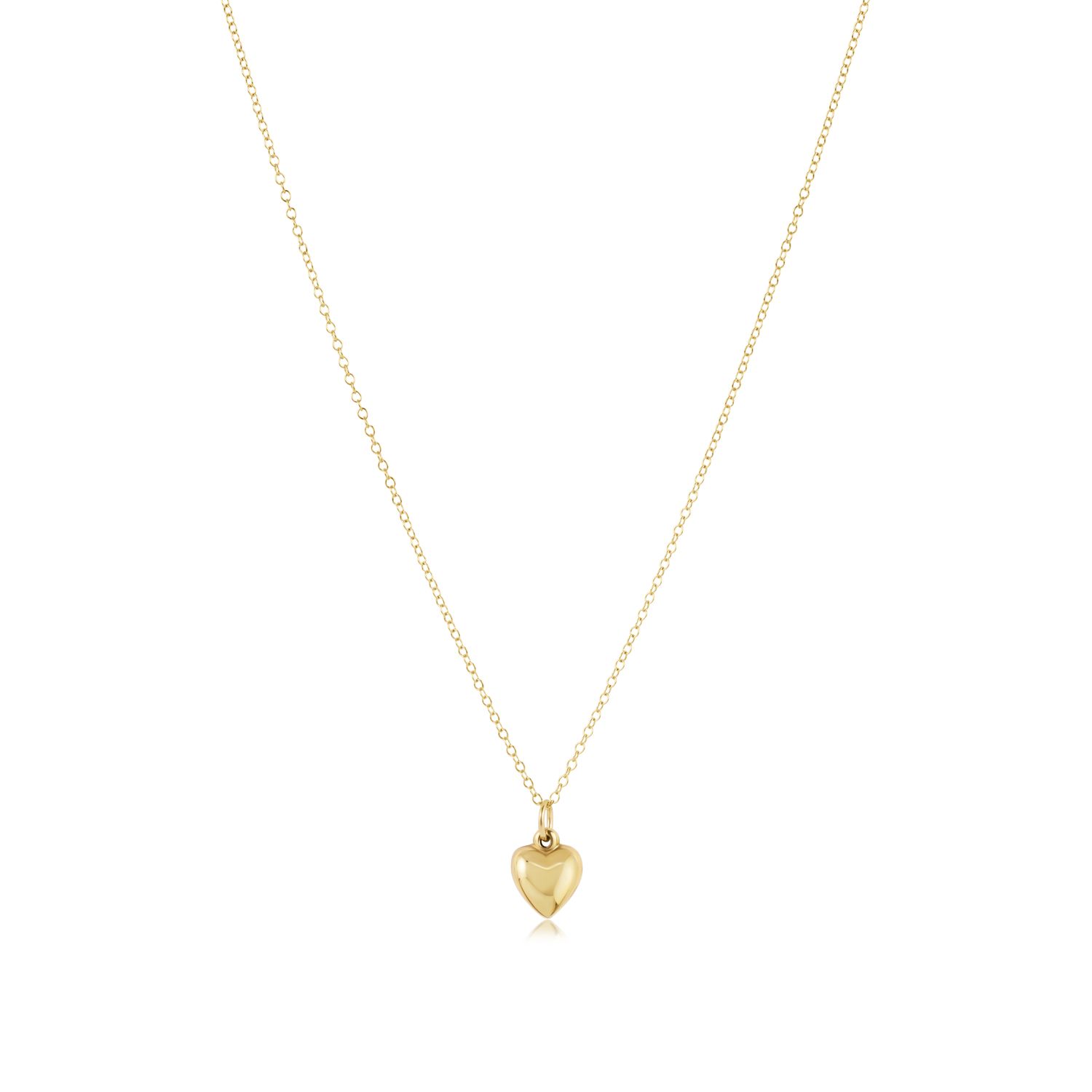 16" Love Plush Small Gold Charm