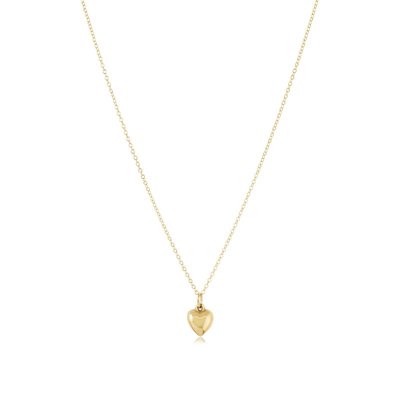 16" Love Plush Small Gold Charm