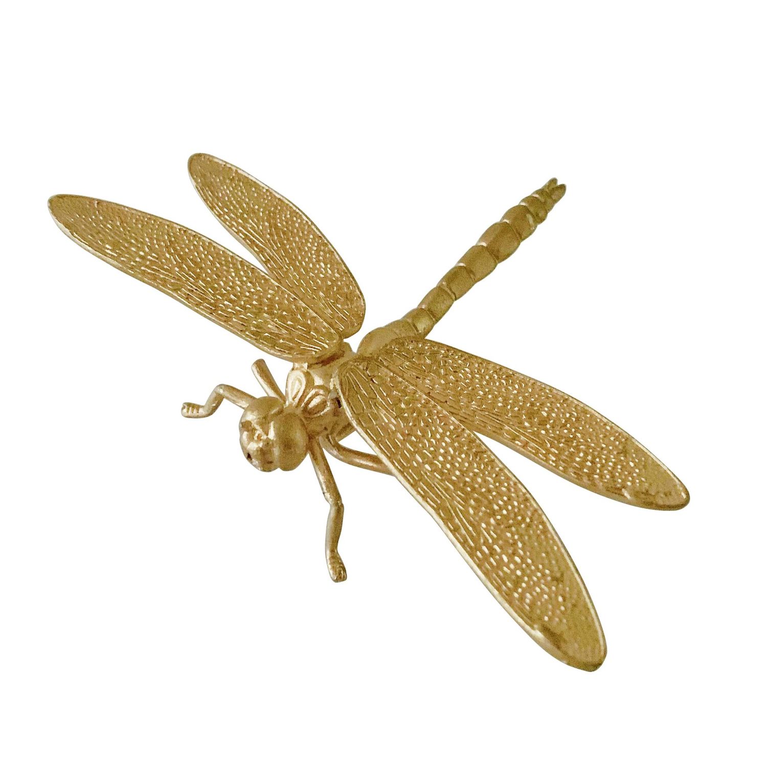 Pewter Dragonfly-Gold Finish