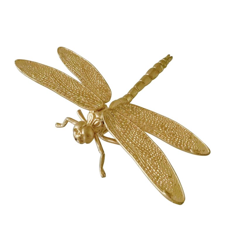 Pewter Dragonfly-Gold Finish