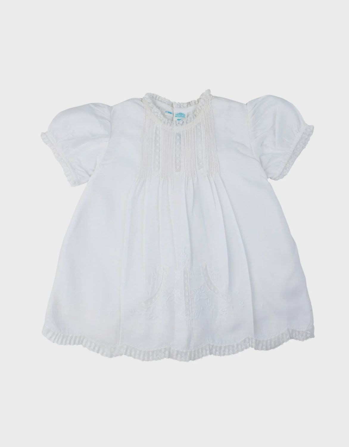 Detailed Lace Slip Dress-White-3 Month
