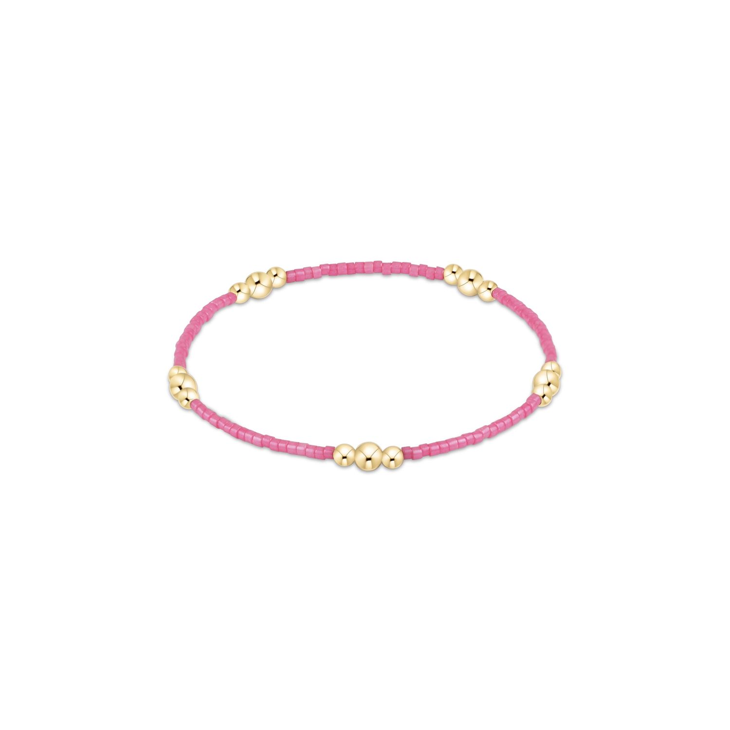 Hope Purpose Gold Bracelet-SS2026, Color: Bubblegum