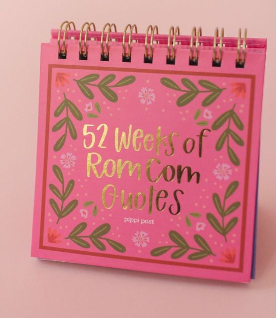 52 Weeks of Rom Com Quotes Flip Calendar