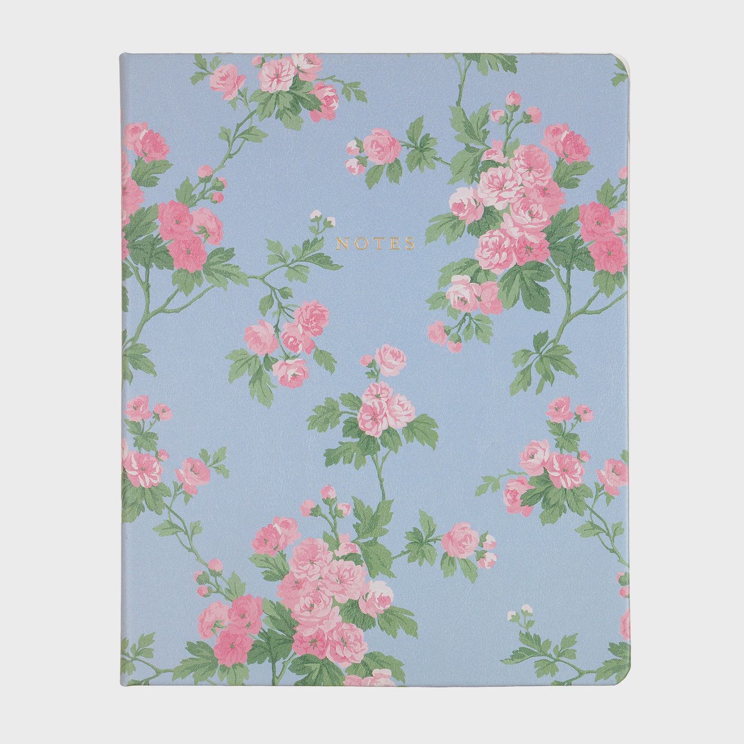 Blue Garden Blooms Steno Pad