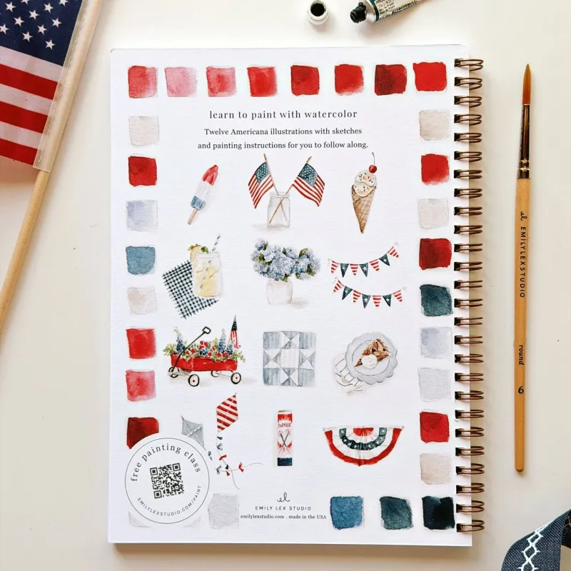 Americana Watercolor Workbook