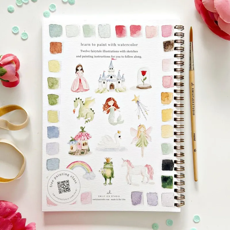 Fairytale  Watercolor Workbook