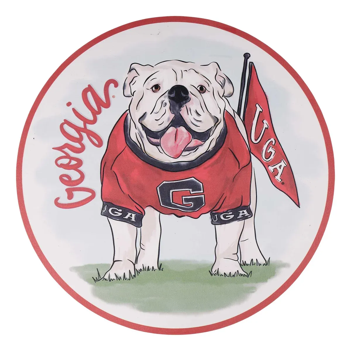 Georgia Mascot Coaster-S/4