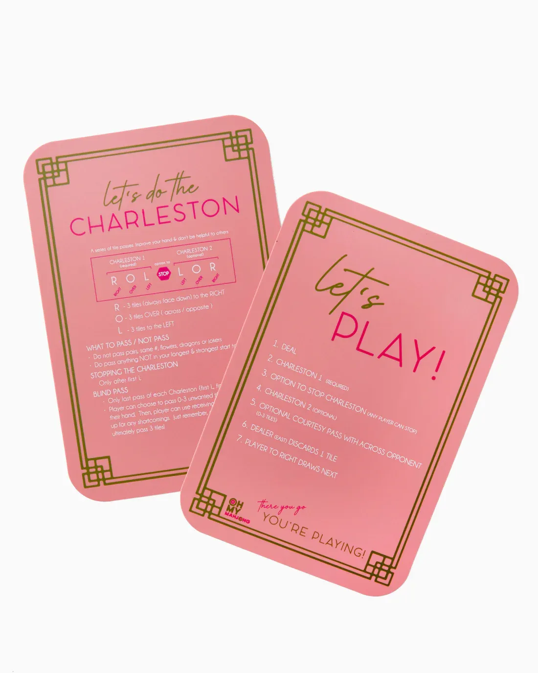 Mahjong Shufflers - Multiple Colors, Color: Coral