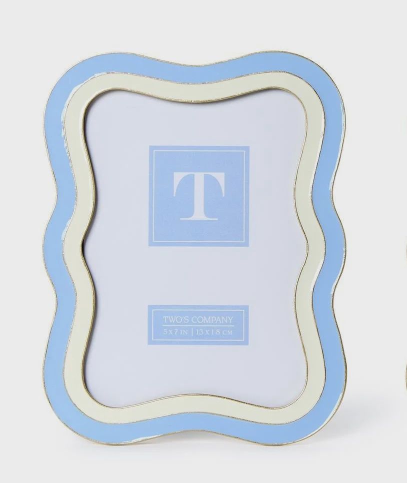 Waves 5X7 Photo Frame-Blue