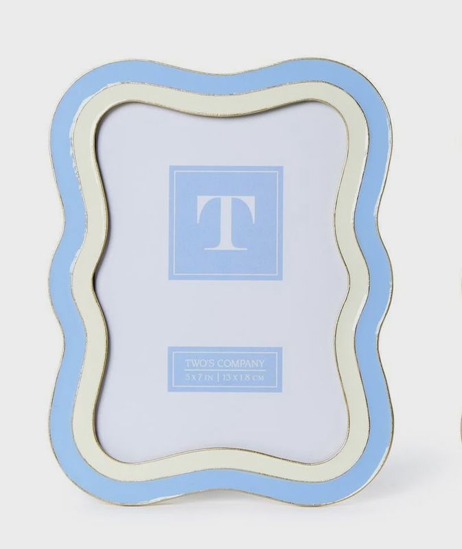 Waves 5X7 Photo Frame-Blue