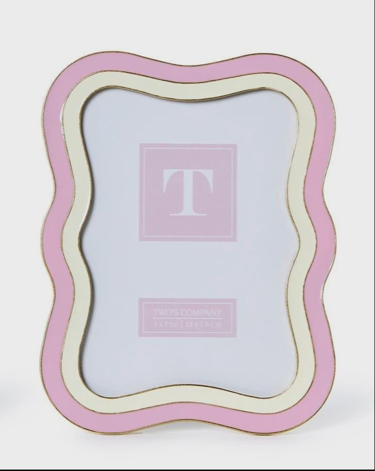 Waves 5X7 Photo Frame-Pink