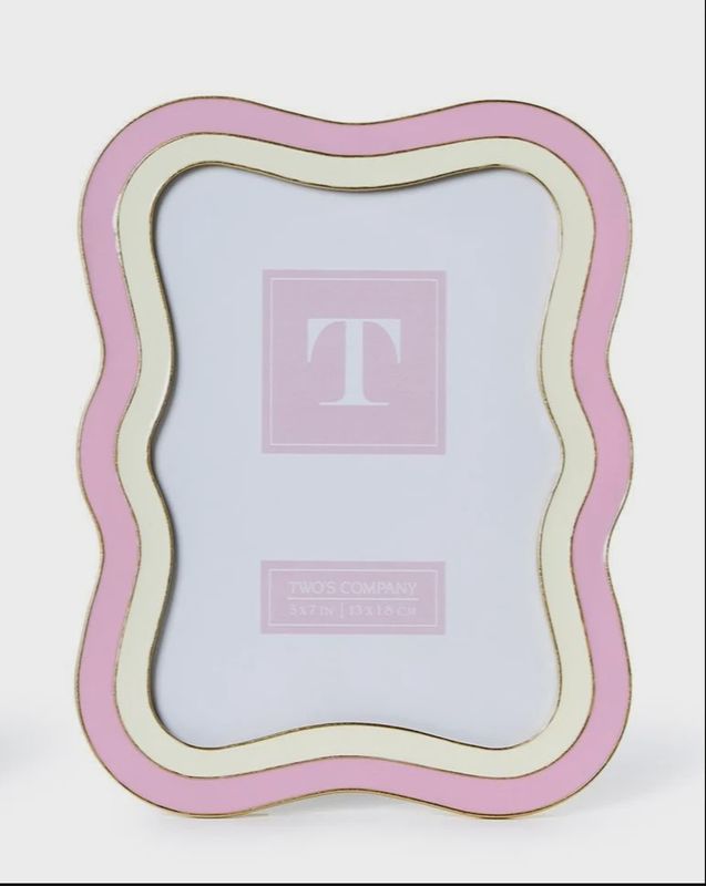 Waves 5X7 Photo Frame-Pink