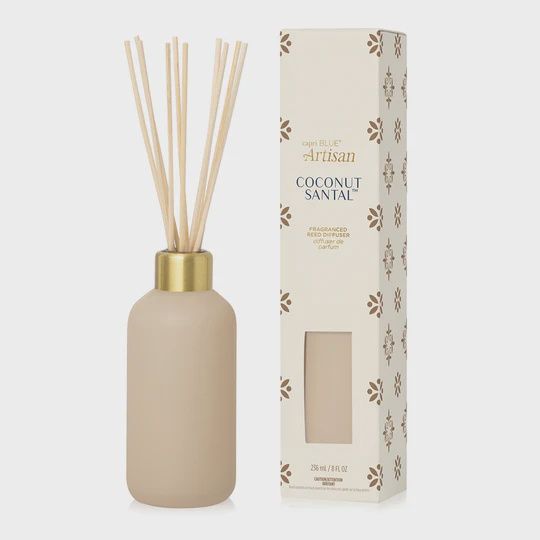 Coconut Santal Artisan Reed Diffuser 8 oz