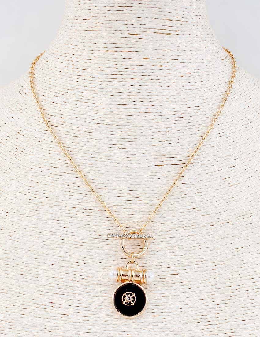 Cove Black Necklace