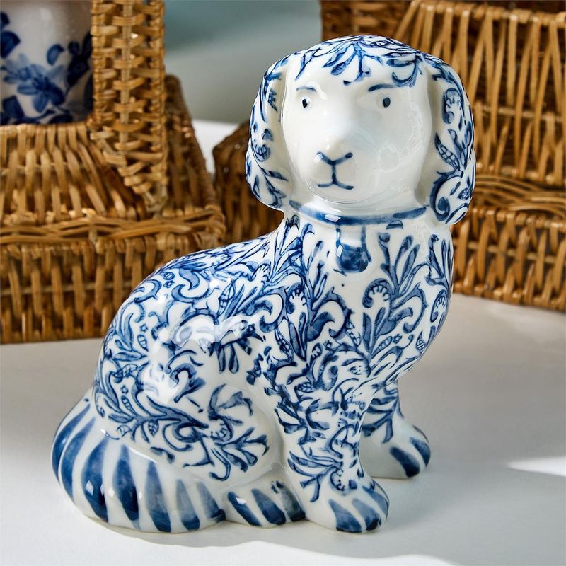 Chinoiserie Dog Statue