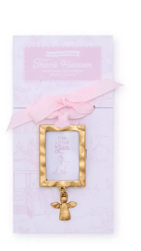 Ornament Photo Frame with Angel Charm