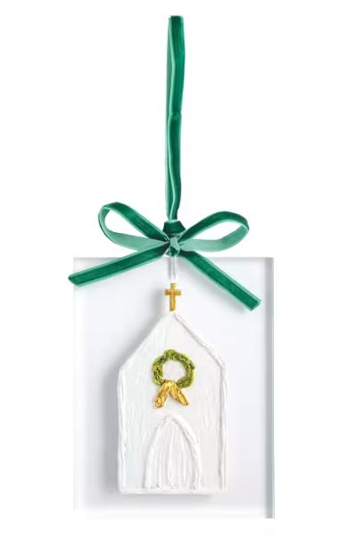 Church Acrylic Ornament
