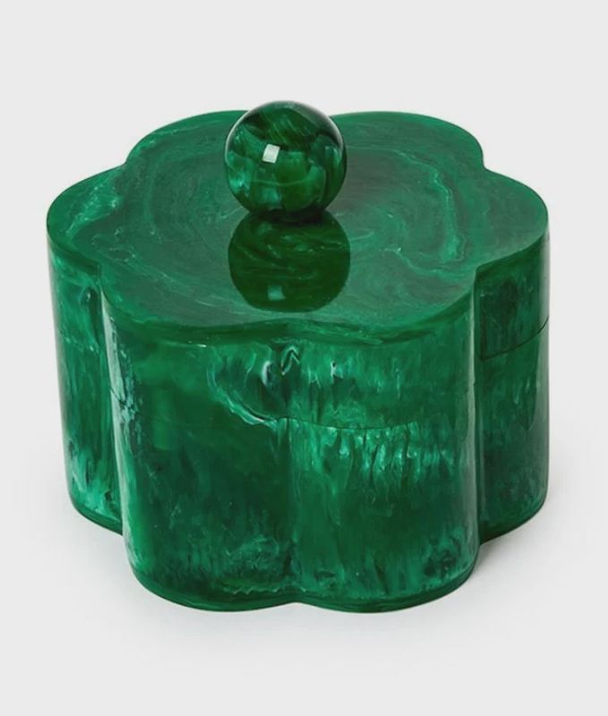 Marbleized Resin Covered Box