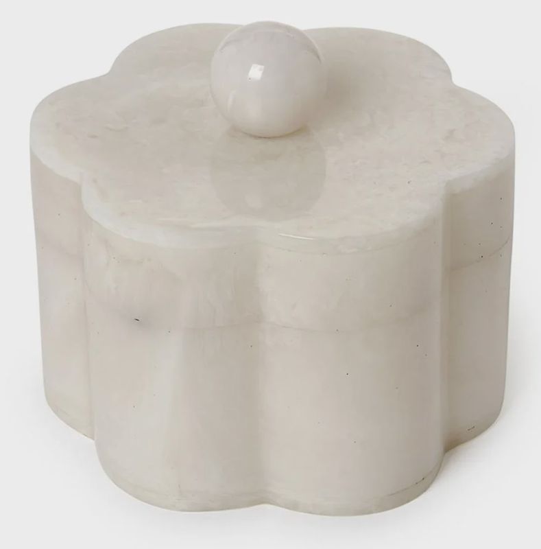 Marbleized Resin Covered Box