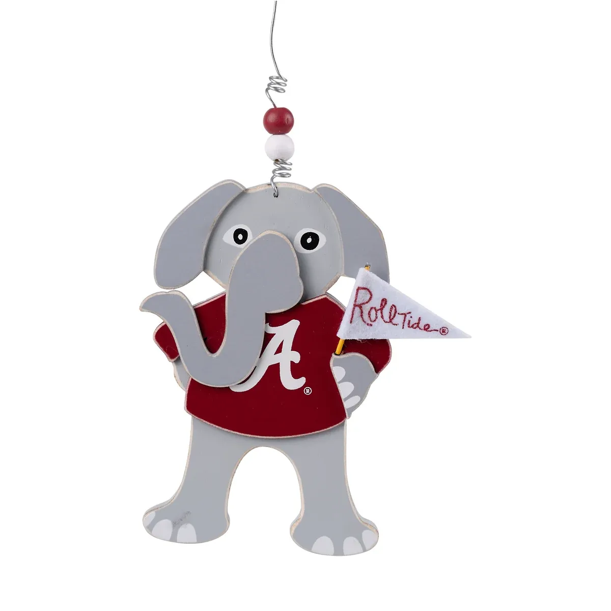 Big Al Wooden Mascot Ornament
