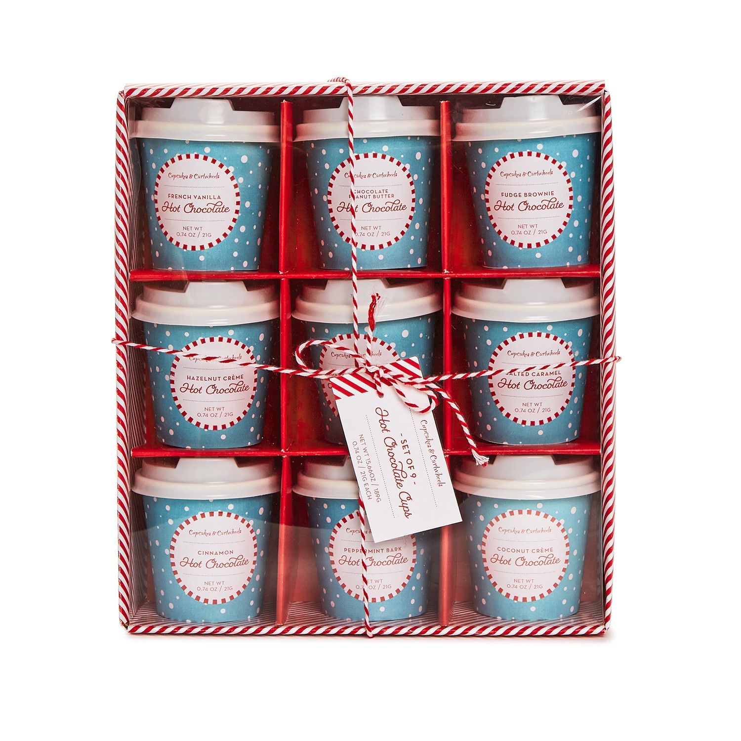 Holiday Hot Chocolate Cups-9 count