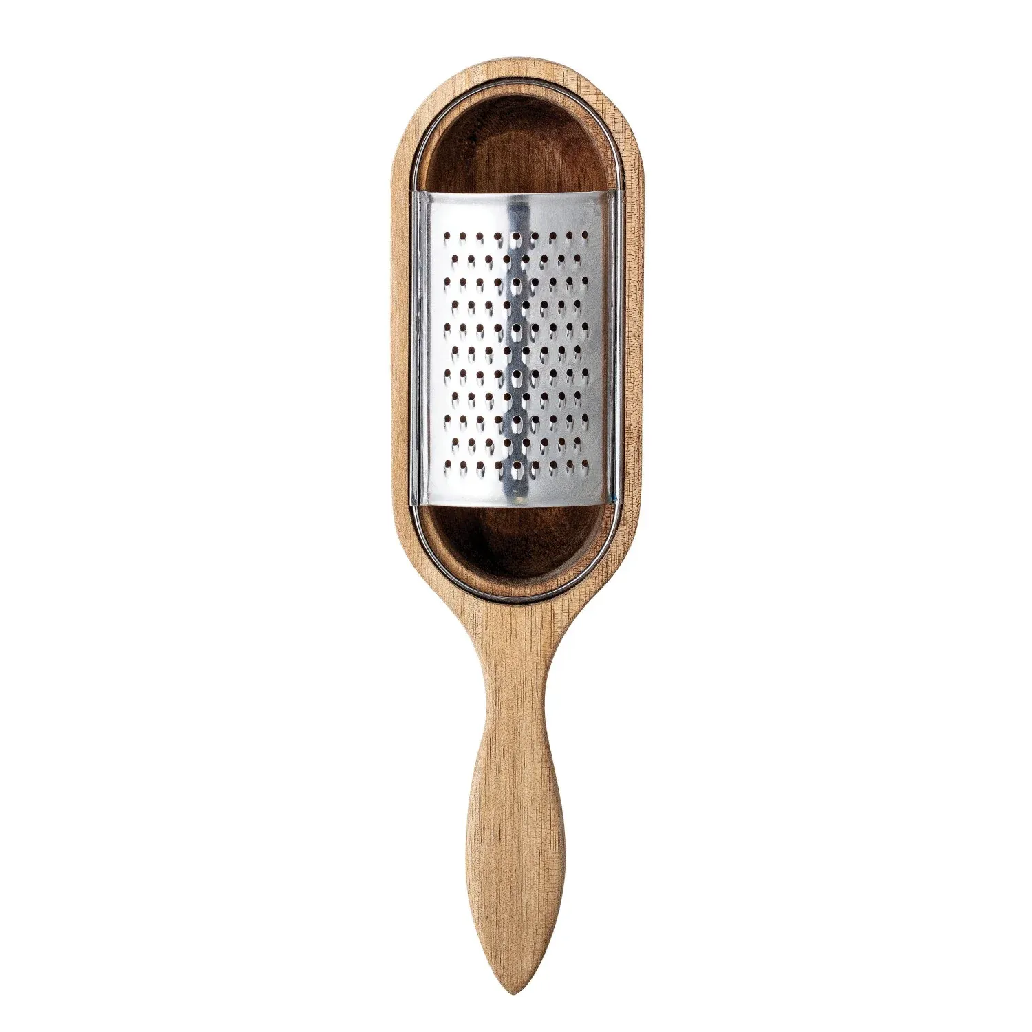 Wood and Stainless SteelCheese Grater