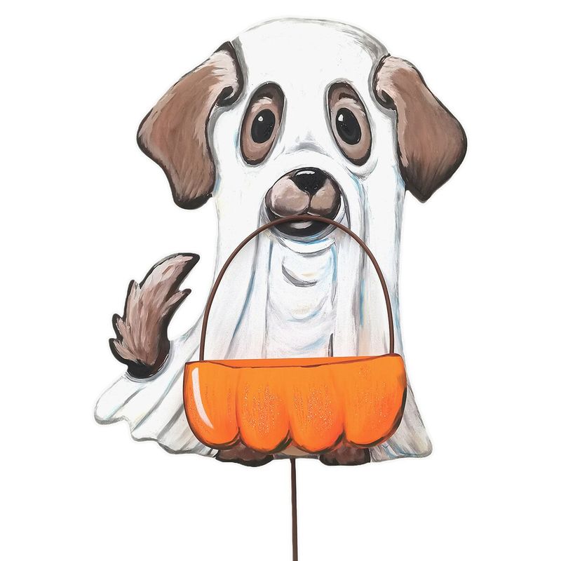 Ghost Puppy with Basket