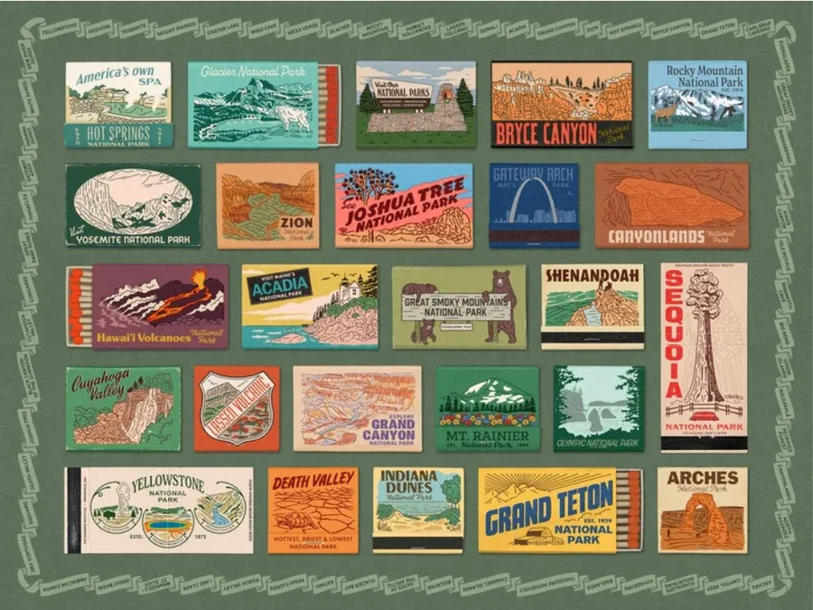 National Parks Matchbooks