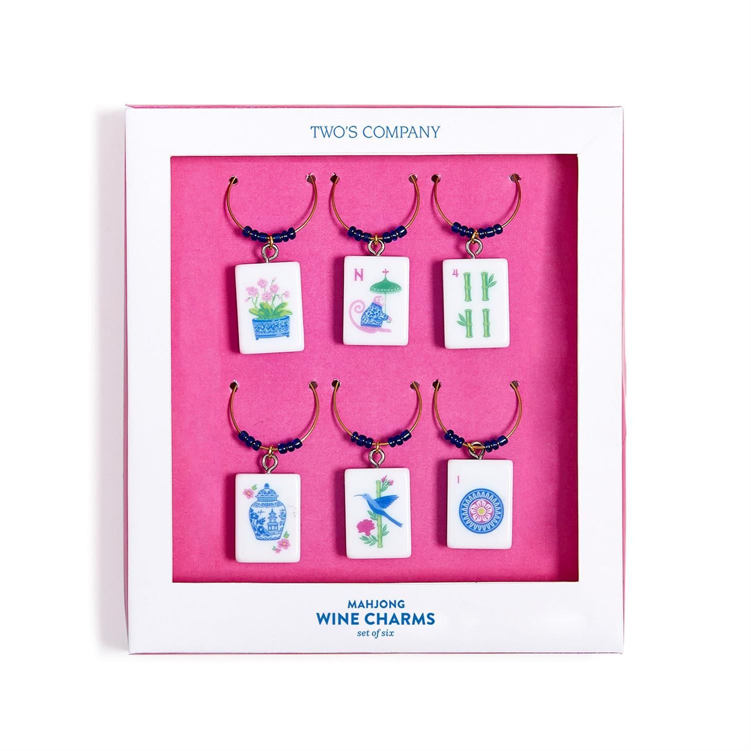 Mahjong Wine Charms-S/6