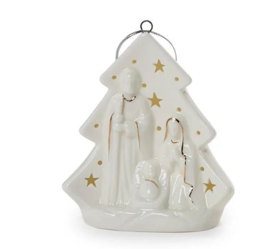 Light-Up Manger Ornament