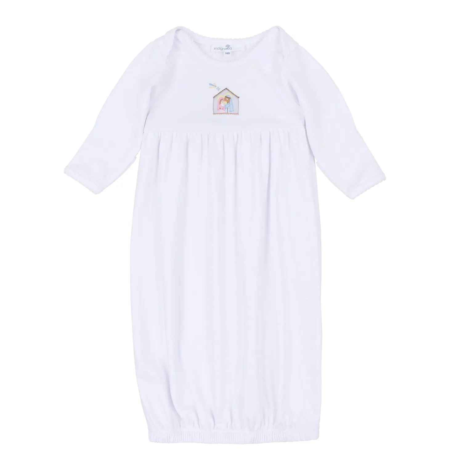 Little Manger Gathered Gown
