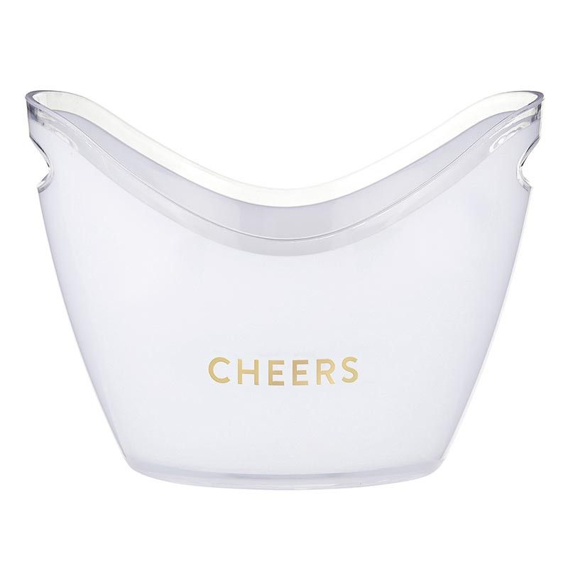 Acrylic Beverage Bucket-Cheers