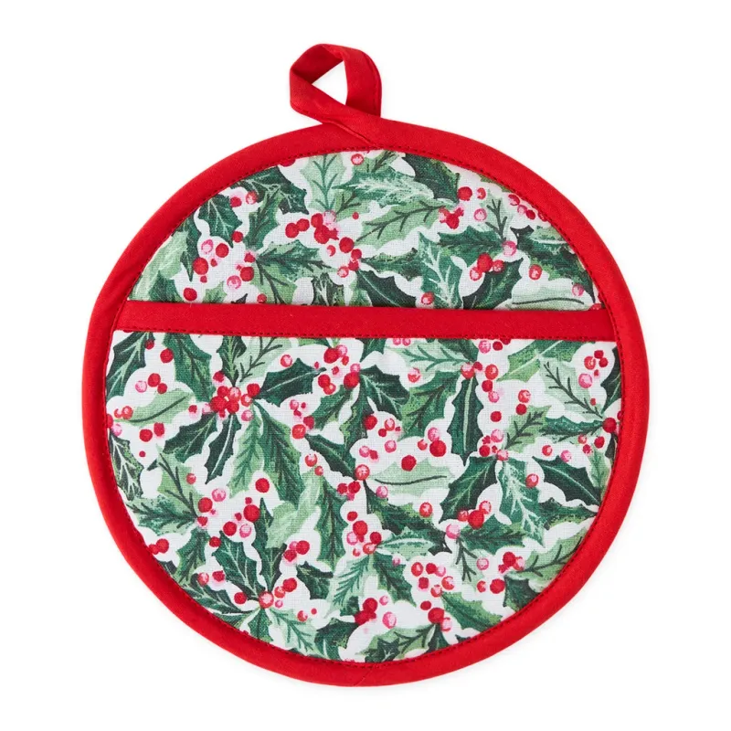 Holly Jolly Printed Potholder