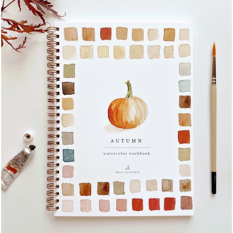 Autumn Watercolor Workbook