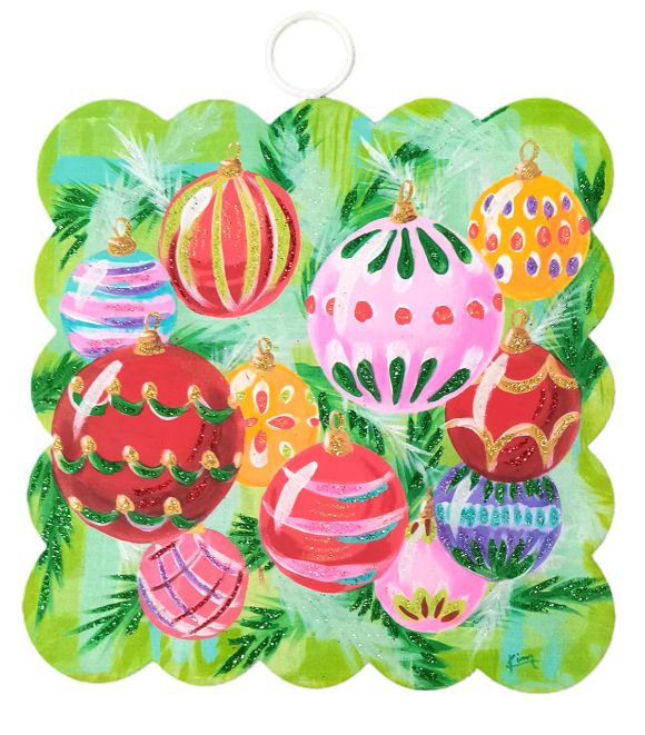 Mini Kross Scallop Holiday Baubles