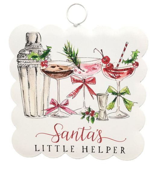 Mini Beck' Scallop Santa's Little Helper