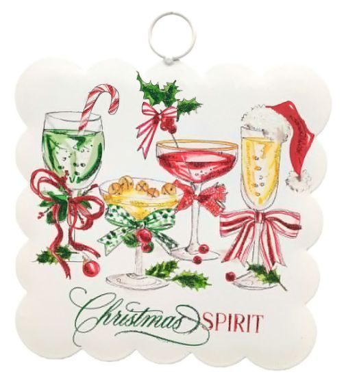 Mini Beck's Scallop, Design: Christmas Spirits