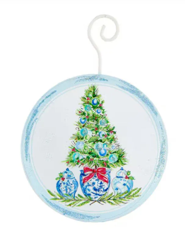 Beck's Round Blue Tree Ornaments