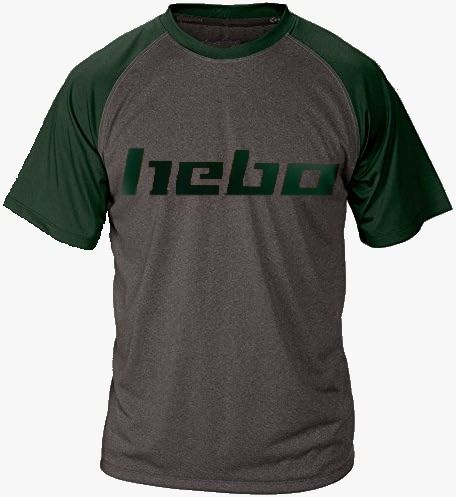 CAMISETA LEVEL HEBO COLOR GRIS/VERDE