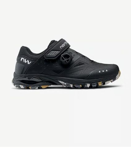 ZAPATILLAS NORTWAVE SPIDER PLUS 3 NEGRO-CAMO